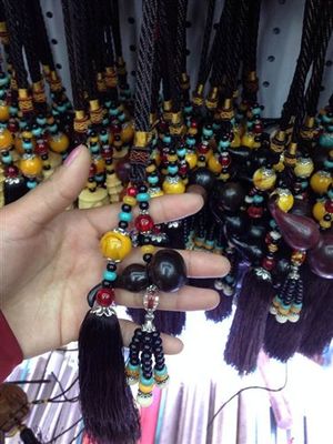 饰品-Jewelry 实木葫芦挂件佛珠车饰吉祥如意款图片|饰品-Jewelry 实木葫芦挂件佛珠车饰吉祥如意款产品图片由义乌市水玫饰品厂公司生产提供-