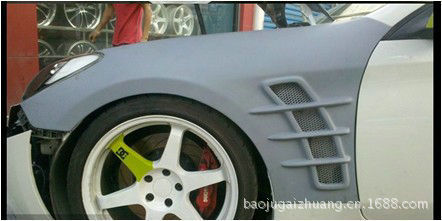 现代劳恩斯酷派 A款鲨鱼鳍改装风口叶子板 定制改装，彰显个性风采