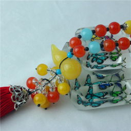 七彩蜜蜡葫芦汽车挂件 点亮爱车，守护旅途的匠心之选